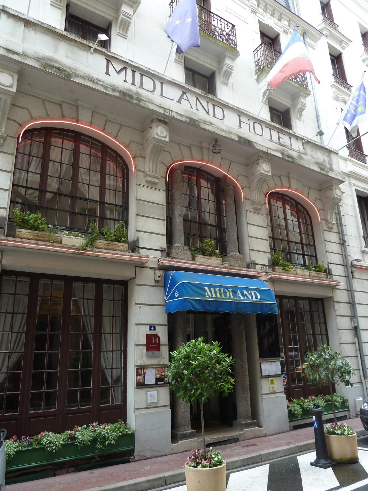 Logis Le Midland Hotell Vichy Exteriör bild